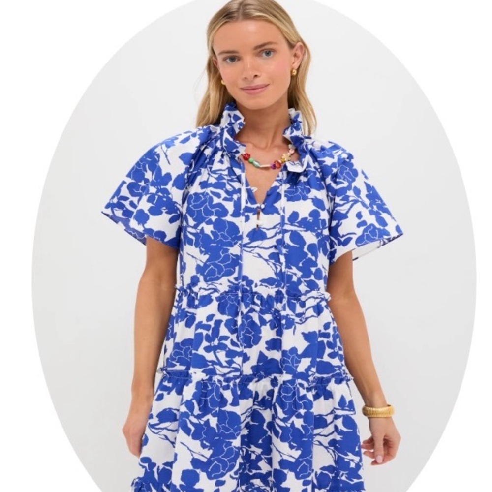 Tuckernuck Hyacinth House Blue Floral Mini Dress